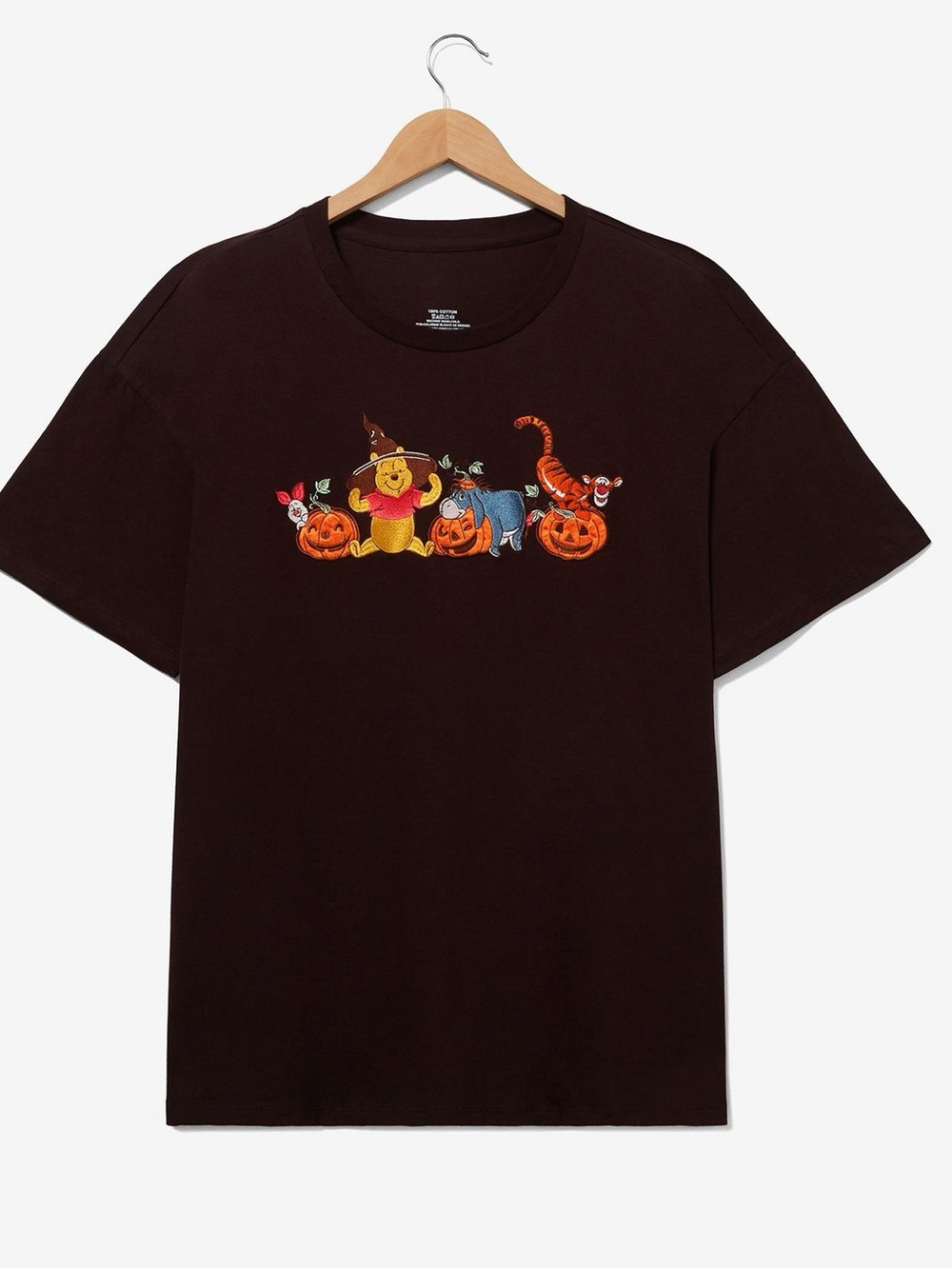 Disney Winnie the Pooh Halloween Embroidered Women's Plus Size 2x T-Shirt new